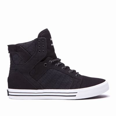 Férfi Supra SKYTOP Magasszárú Cipő HU143928 Fekete/Fehér